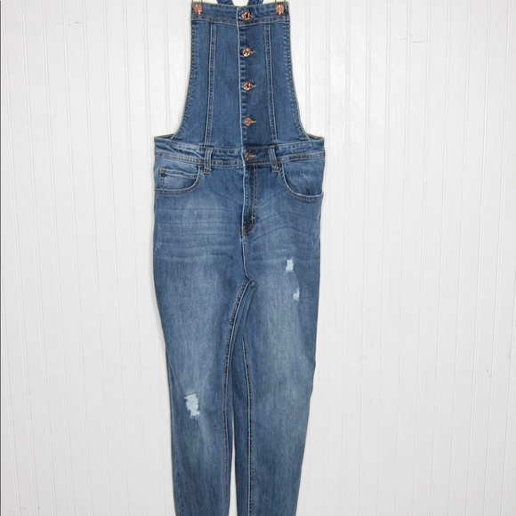Guess Aviana Jean Overalls Size 6* - Picture 3 of 11